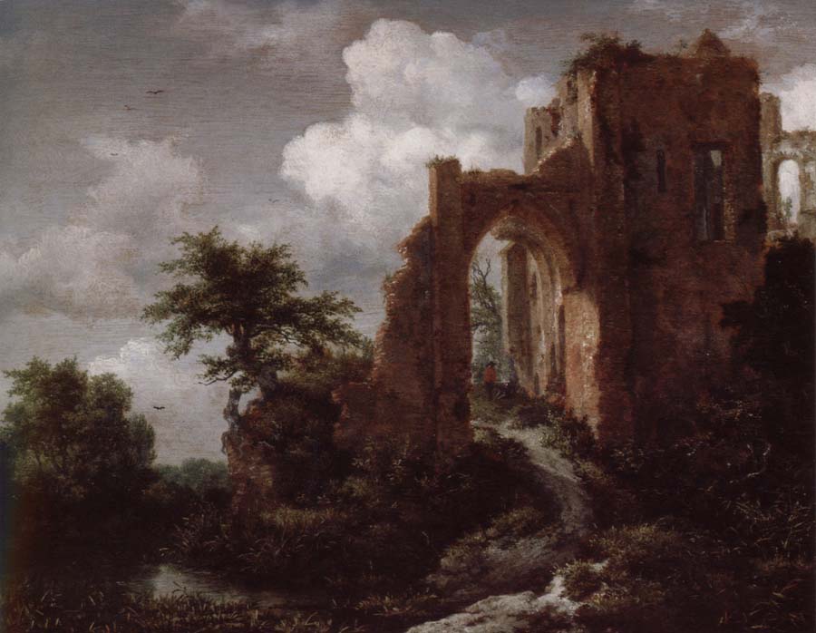 A ruined Entance gate of  Brederode Castle